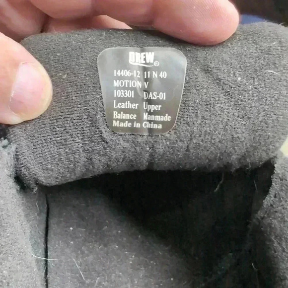 Drew Men's Force V Adjustable Strap Double Depth Comfortable Walking Shoe 11 N - Picture 9 of 10